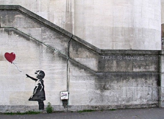uk graffiti artist banksy. UK graffiti artist, Banksy